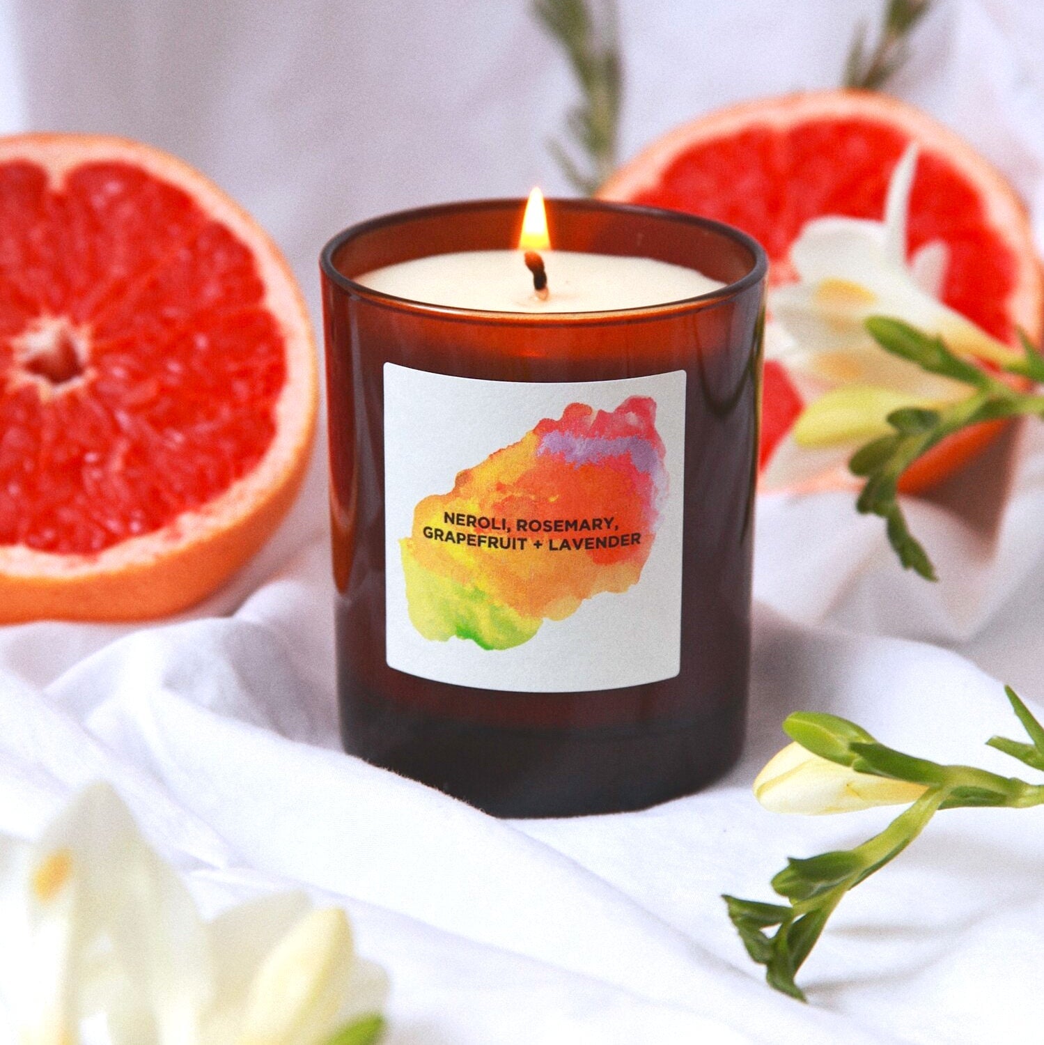 COMFORT - Sojawachskerze 'Neroli, Rosemary, Grapefruit + Lavender'