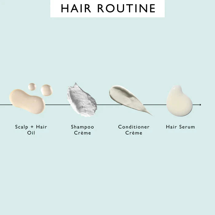 UpCircle Haar Routine - Anwendung der Pflegeprodukte der Reihe nach North Glow