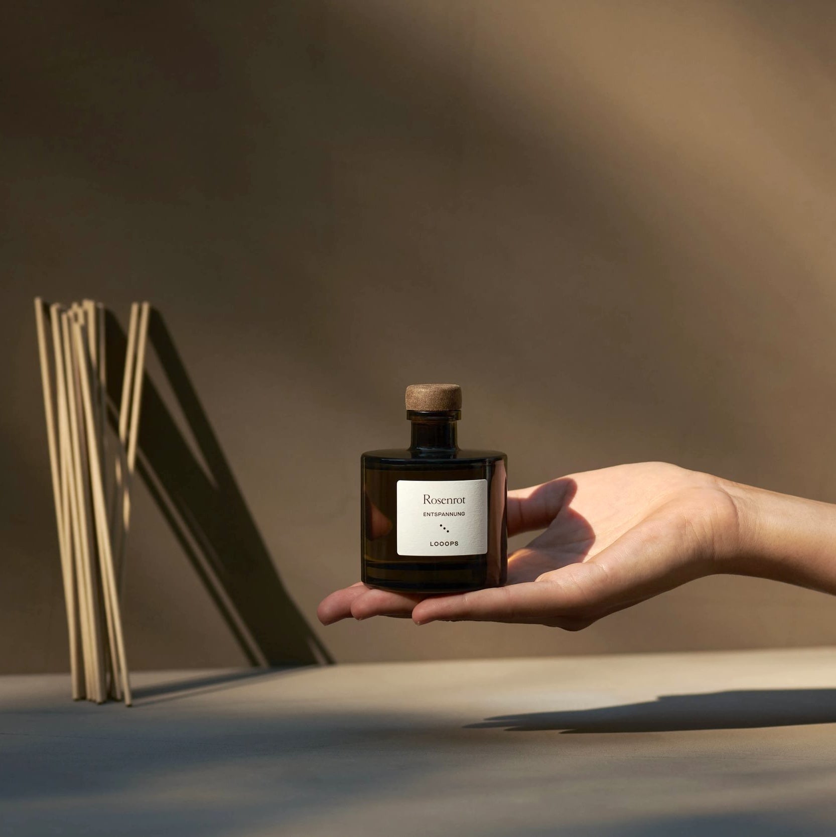 Diffuser "ROSENROT" | Room fragrance / fragrance sticks LOOOPS 