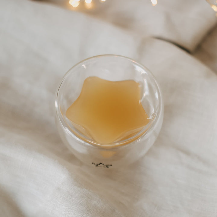 Double-walled heart glass HEART - owl cut