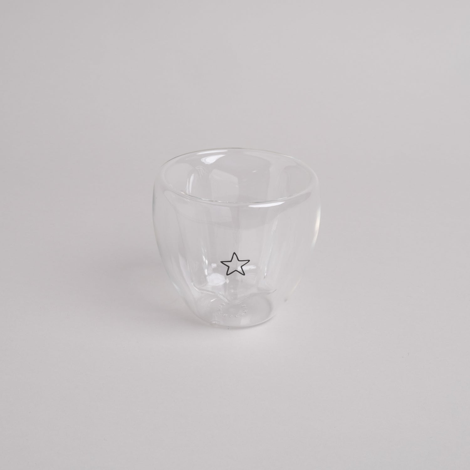 Doppelwandiges Glas STERN - Eulenschnitt sternförmiges Kaffe- und Teeglas