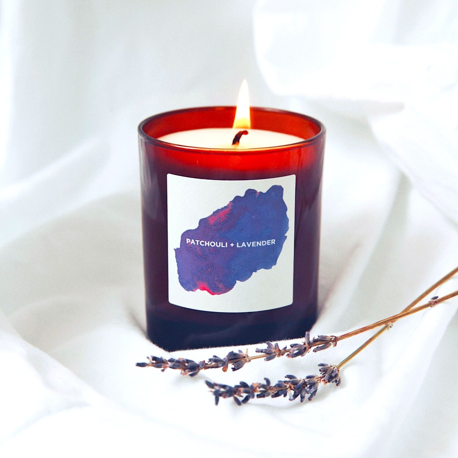 EARTHY - Sojawachskerze 'Patchouli + Lavender'