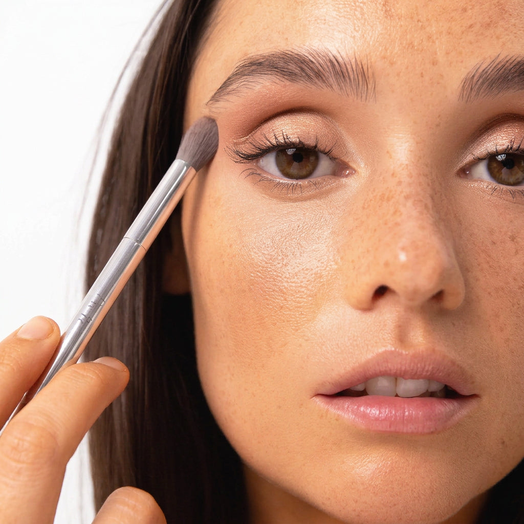 Doppelseitiger Make-up-Pinsel von Ere Perez zum Verblenden und präzisen Auftragen von Lidschatten