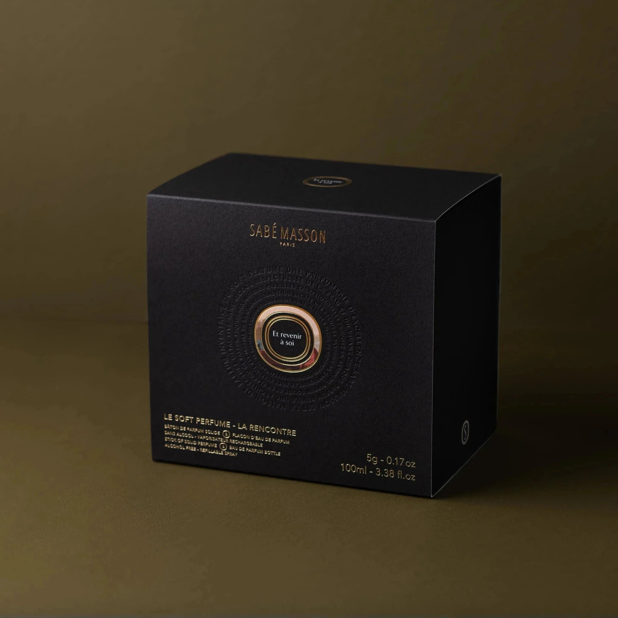 Et revenir à soi La Rencontre Set – SABÉ MASSON Soft Perfume Stick & Liquid Perfume in nachhaltiger Geschenkverpackung
