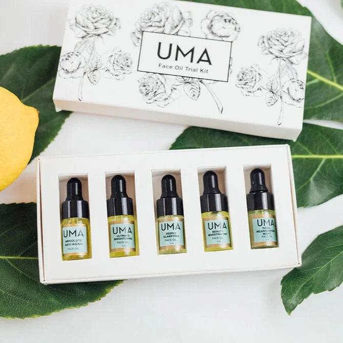 Face Oil Trial Kit - 5 Gesichtsöle in Probiergröße | UMA | SALE