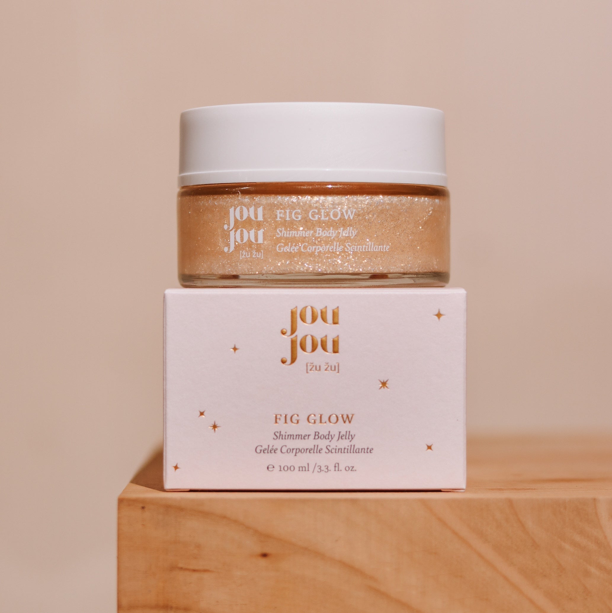 FIG GLOW Shimmer Body Jelly | JouJou - schimmerndes Körpergel