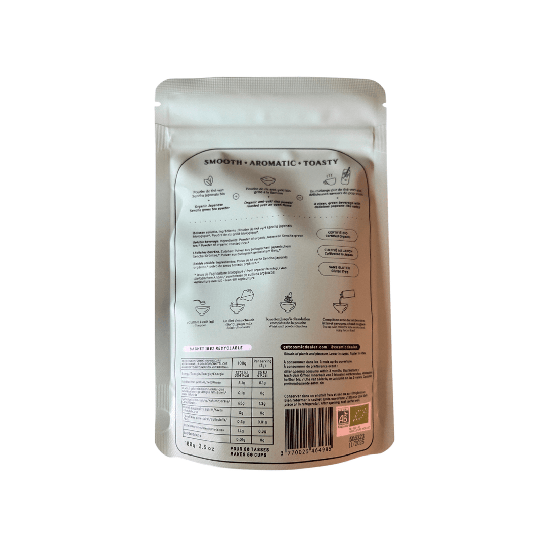 GENMAICHA POWDER Bio-Sencha Tee-Pulver - Matchaalternative - COSMIC DEALER North Glow