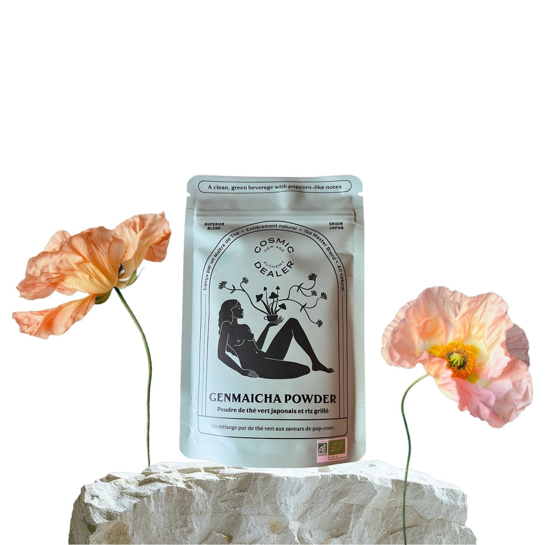 GENMAICHA POWDER Bio-Sencha Tee-Pulver - Matchaalternative - COSMIC DEALER North Glow