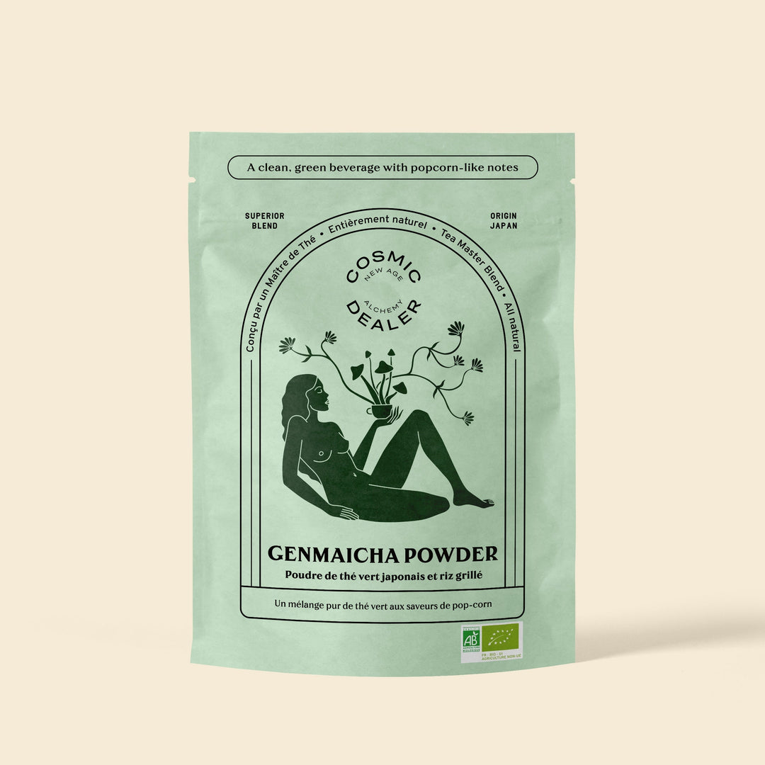 GENMAICHA POWDER Bio-Sencha Tee-Pulver - Matchaalternative - COSMIC DEALER North Glow