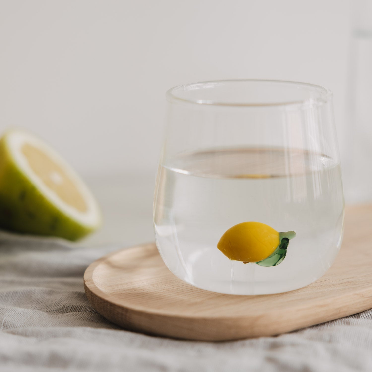 Drinking glass DAISY - owl cut