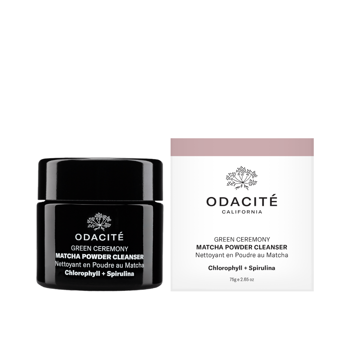 Green Ceremony Cleanser - Powder-to-foam cleanser with Matcha + Spirulina algae