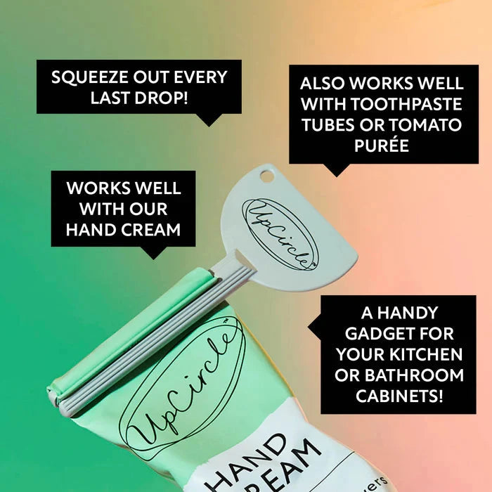 Nachhaltige Aluminiumverpackung der UpCircle Vegan Hand Cream – plastikfreie, vegane Handpflege North Glow