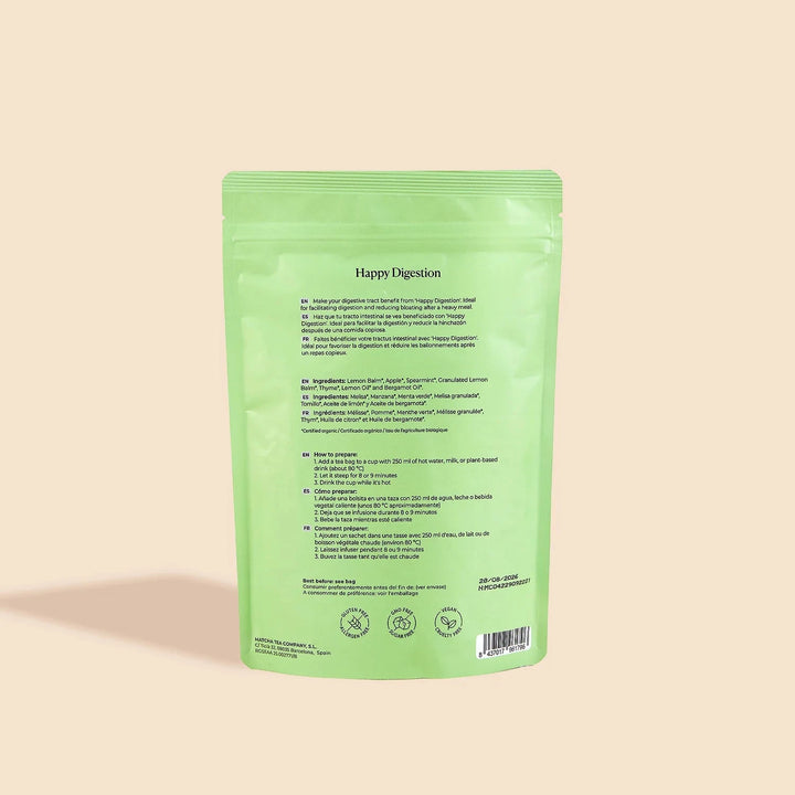 Happy Digestion Bio-Kräutertee von Matcha & Co – Zutaten und Produktinformationen