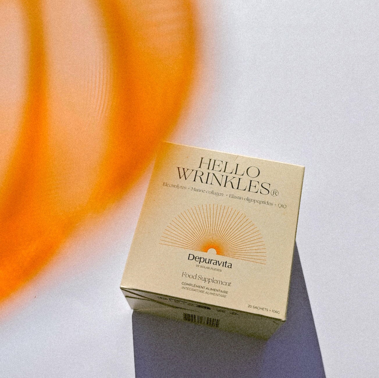 Hello Wrinkles - Elektrolyte und Kollagenpeptide (Neues Aroma) - depuravita