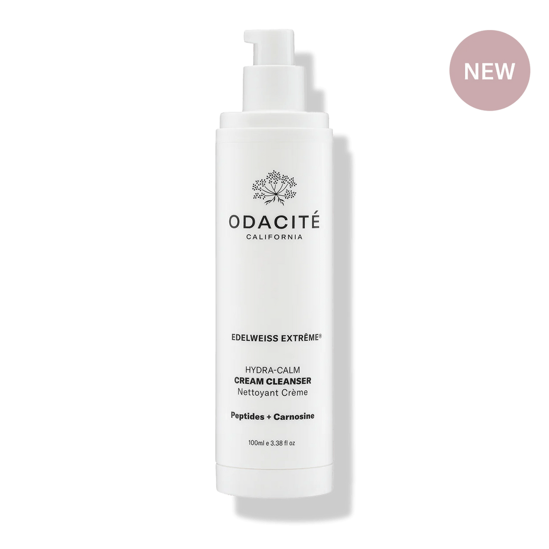 Odacité Hydra-Calm Cream Cleanser mit Edelweiss Extrême® – sanfter Gesichtsreiniger für sensible Haut North Glow