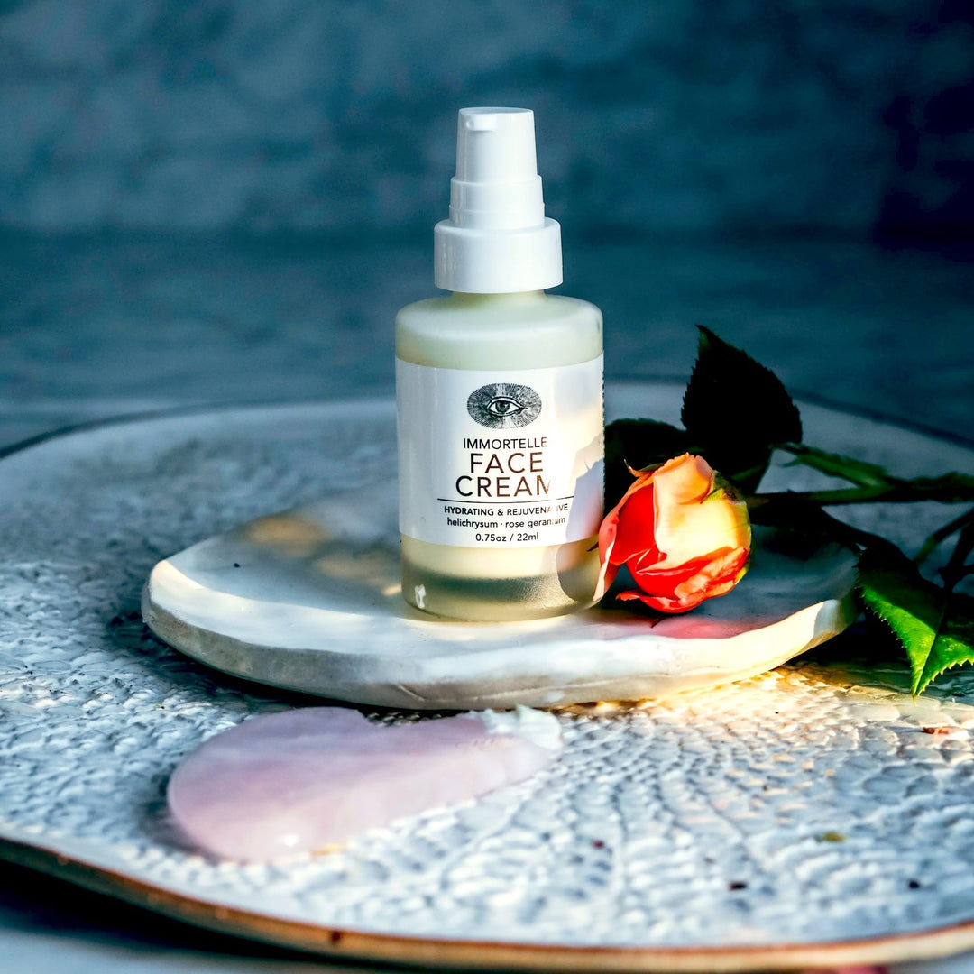 IMMORTELLE Face Cream | Feuchtigkeitsspendende Gesichtspflege - ANIMA MUNDI North Glow