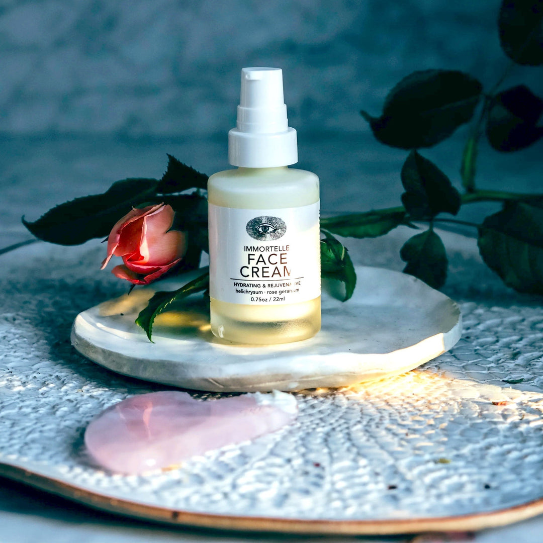 IMMORTELLE Face Cream | Feuchtigkeitsspendende Gesichtspflege - ANIMA MUNDI North Glow