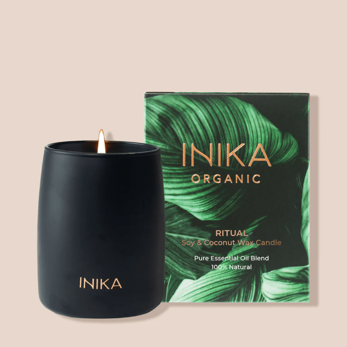 INIKA Bio-Ritualkerze aus Soja und Kokosnuss