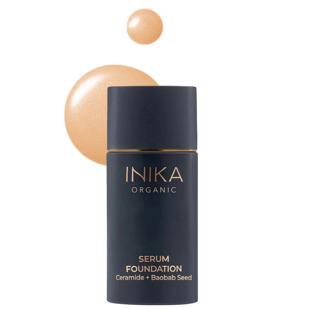 INIKA Serum Foundation Farbe Brilliant. North Glow