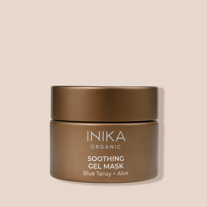 INIKA Organic Soothing Gel Mask im nachhaltigen Behälter – natürliche Hautberuhigung