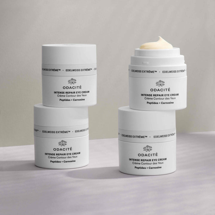 INTENSE REPAIR EYE CREAM Peptides & Carnosine Edelweiss Extrême I ODACITÉ Augencreme