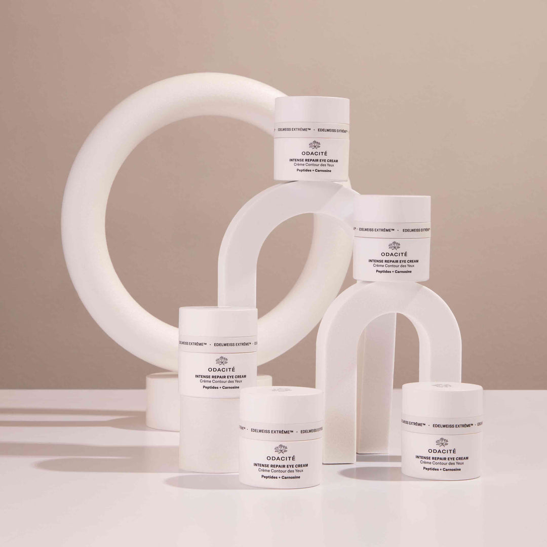 INTENSE REPAIR EYE CREAM Peptides & Carnosine Edelweiss Extrême I ODACITÉ Augencreme North Glow