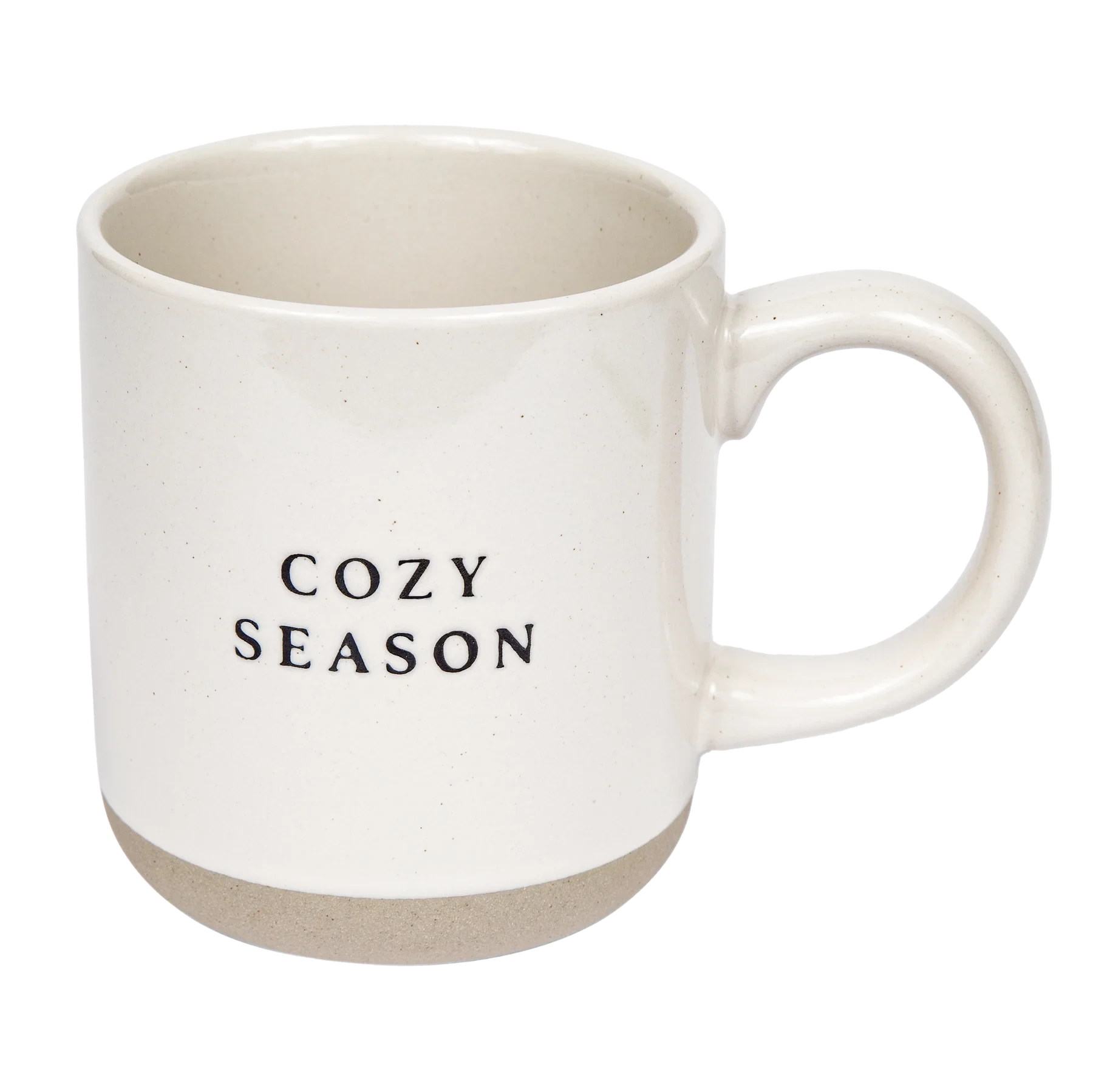 Kaffeetasse Cozy Season von Sweet Water Decor vor transparentem Hintergrund.