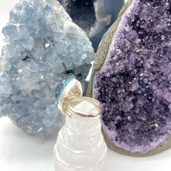 Larimar Verstellbare Ringe · Einzelstücke