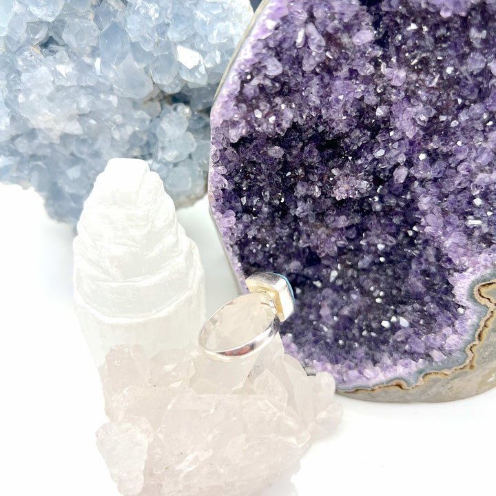 Larimar Verstellbare Ringe · Einzelstücke
