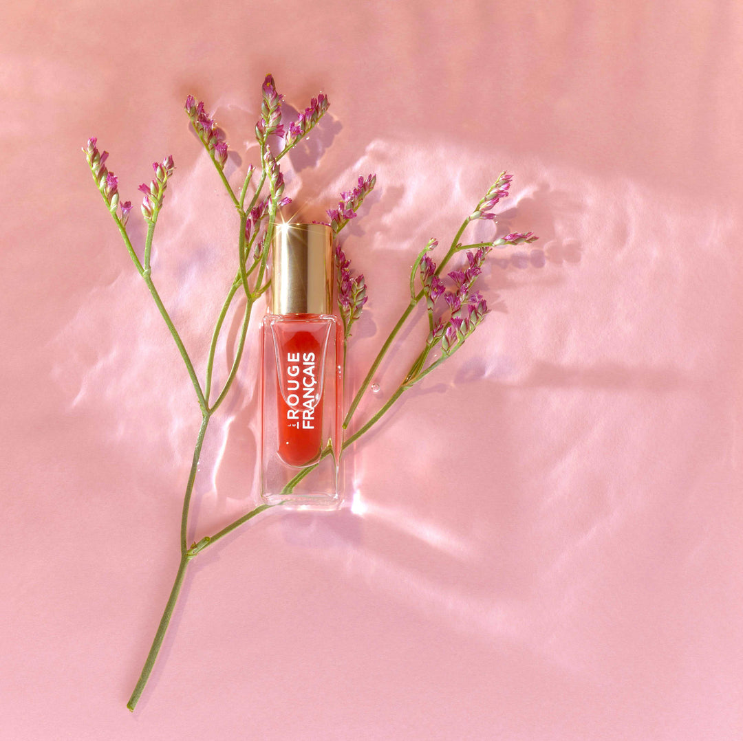 Le Nectar No 614 Artemis - LE ROUGE FRANCAIS - nourishing lip oil in delicate rose North Glow