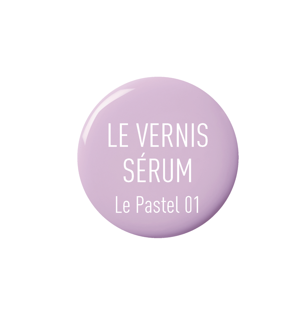 LE VERNIS SÈRUM Le Pastel 01 | KURE BAZAAR - Serum-Nagellack North Glow