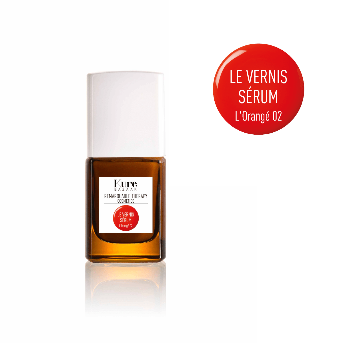 LE VERNIS SÈRUM L'Orangé 02 | KURE BAZAAR - Serum-Nagellack