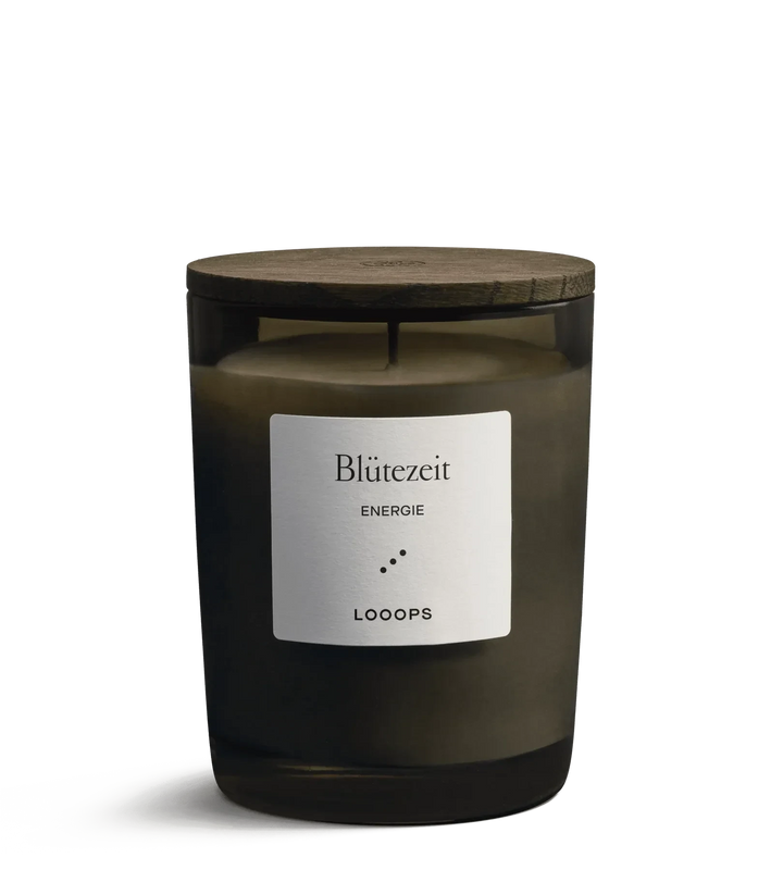 LOOOPS Kerze "BLÜTEZEIT" - natürliche Duftkerze