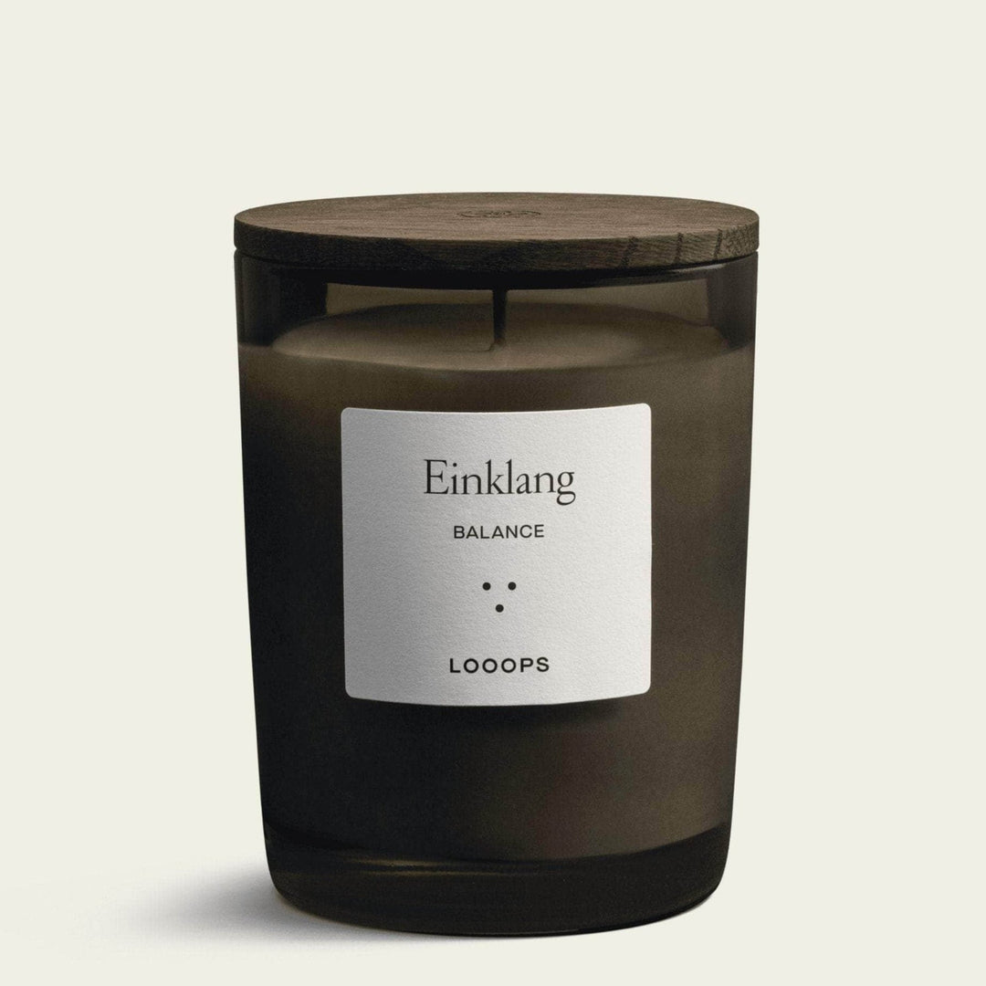 LOOOPS Kerze "EINKLANG" - Sojawachskerze mit natürlichem Duft North Glow