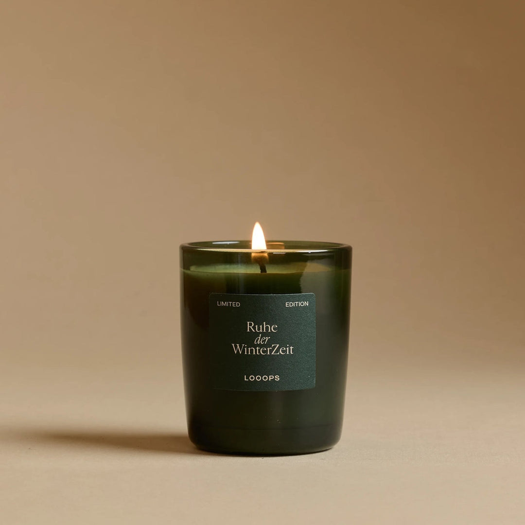 Kleine LOOOPS Kerze "Ruhe der Winterzeit" North Glow