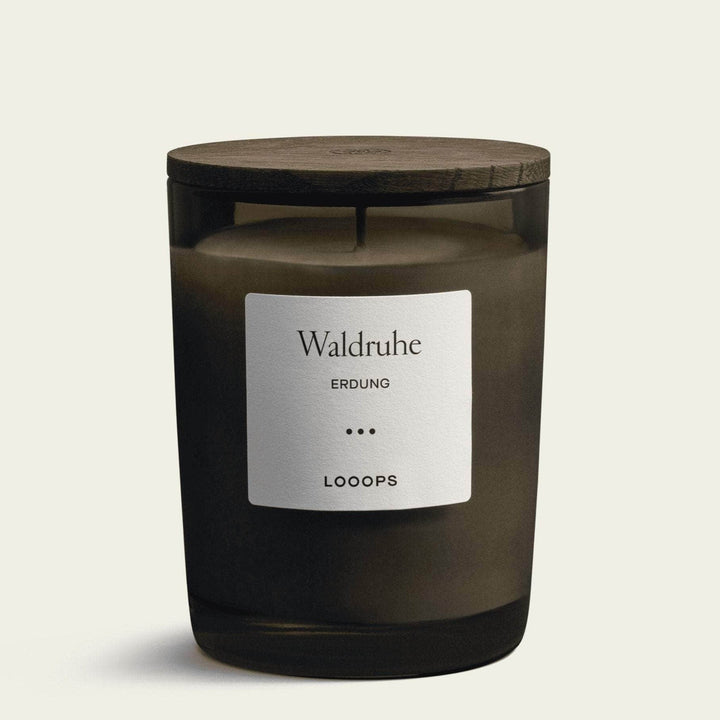 LOOOPS Kerze "WALDRUHE" | natürliche Duftkerze