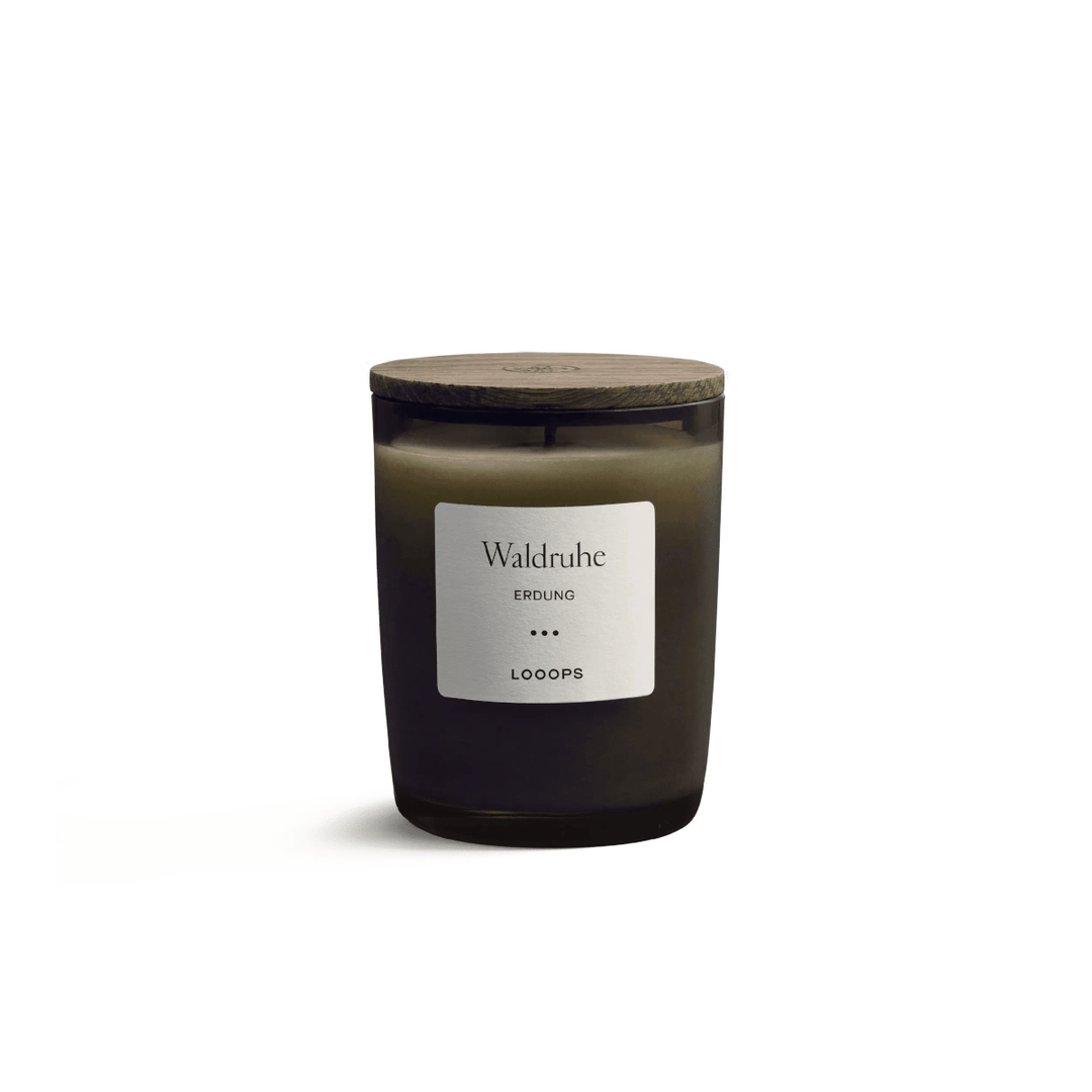 LOOOPS Kerze "WALDRUHE" | natürliche Duftkerze North Glow