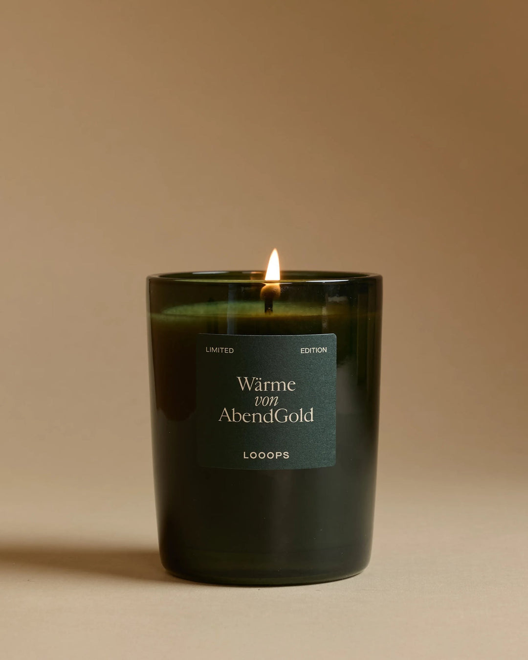 LOOOPS Kerze "Wärme von AbendGold" - natürliche Duftkerze (Limitierte Edition 2025) North Glow
