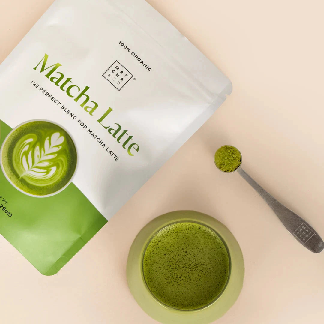 Cremiger Matcha Latte von Matcha & Co als zubereitetes Heißgetränk North Glow