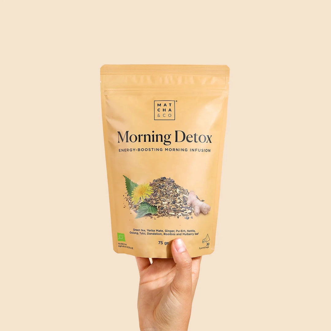 Morning Detox (Belebende Kräuterteemischung) - MATCHA & CO North Glow