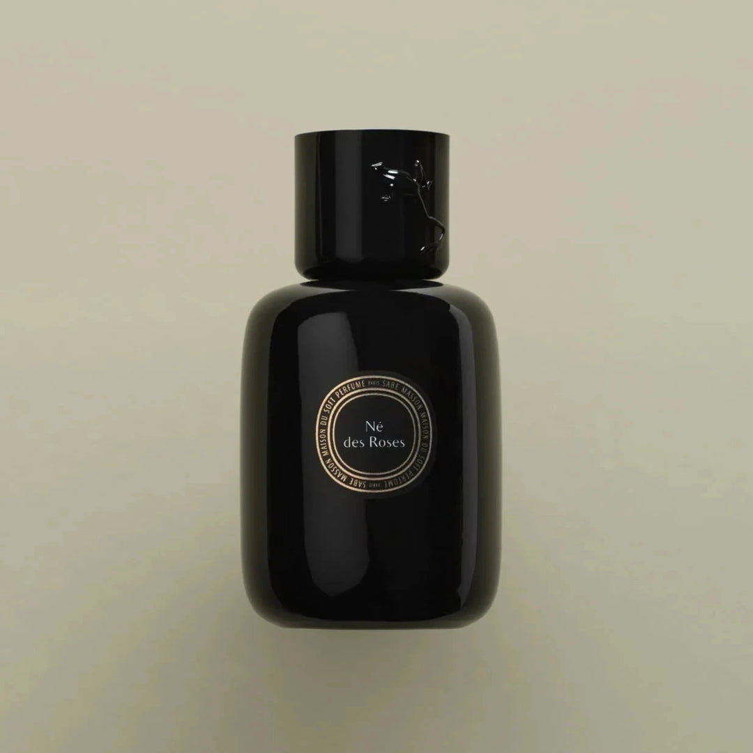 Né des Roses Soft Perfume von SABÉ MASSON – flüssiger Rosenduft mit Jasmin, Iris & Vanille im nachfüllbaren Glasflakon
