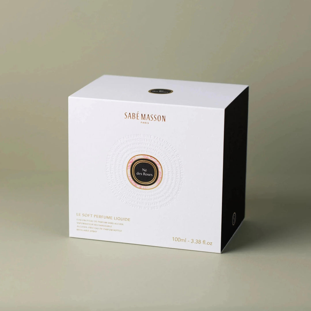 SABÉ MASSON Né des Roses Soft Perfume – nachhaltige Verpackung, vegan & alkoholfrei, hergestellt in Frankreich North Glow