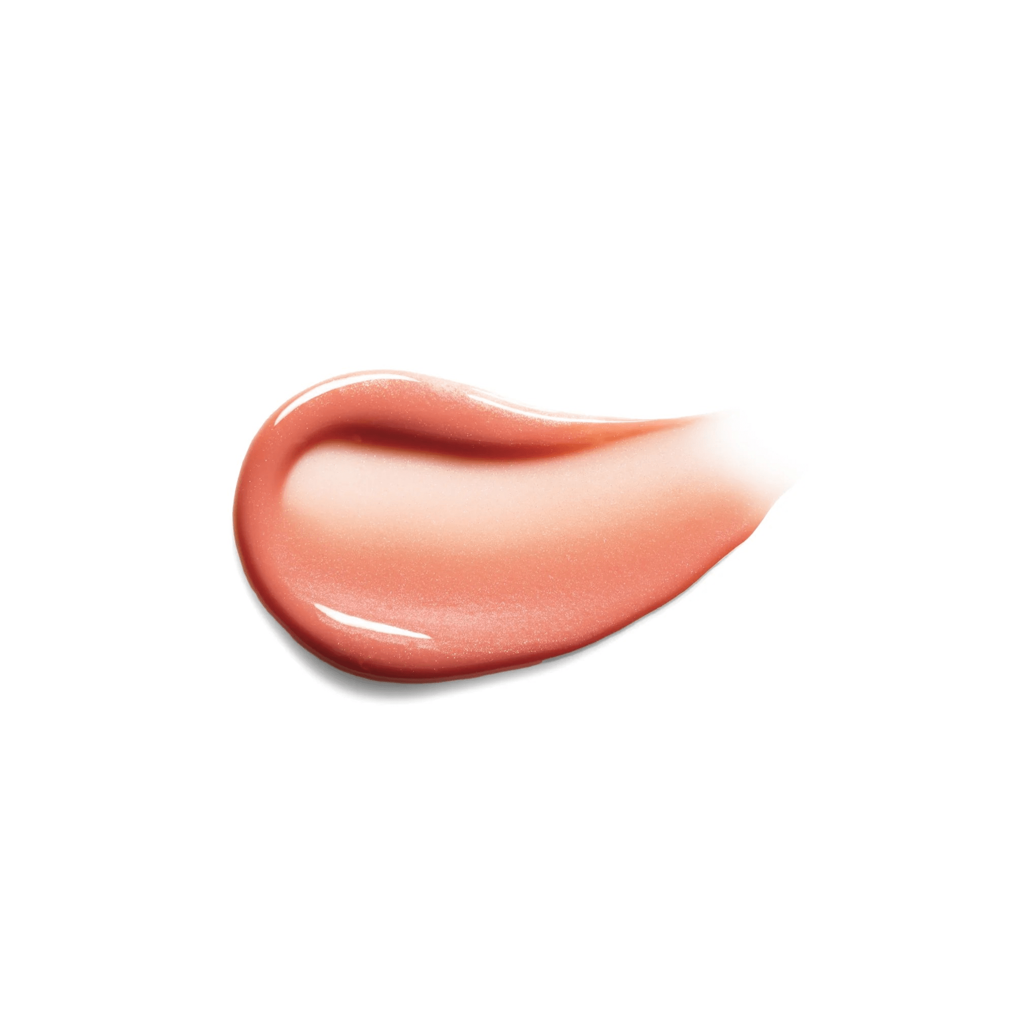 Swatch des RMS Beauty Legendary Lip Oil Crystal Slipper – transparenter Rosé-Ton mit natürlichem Glanz