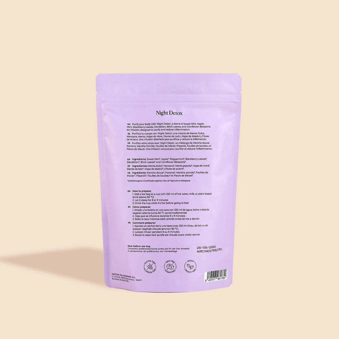 Night Detox (Tee zur Reinigung & Entspannung) - MATCHA & CO North Glow