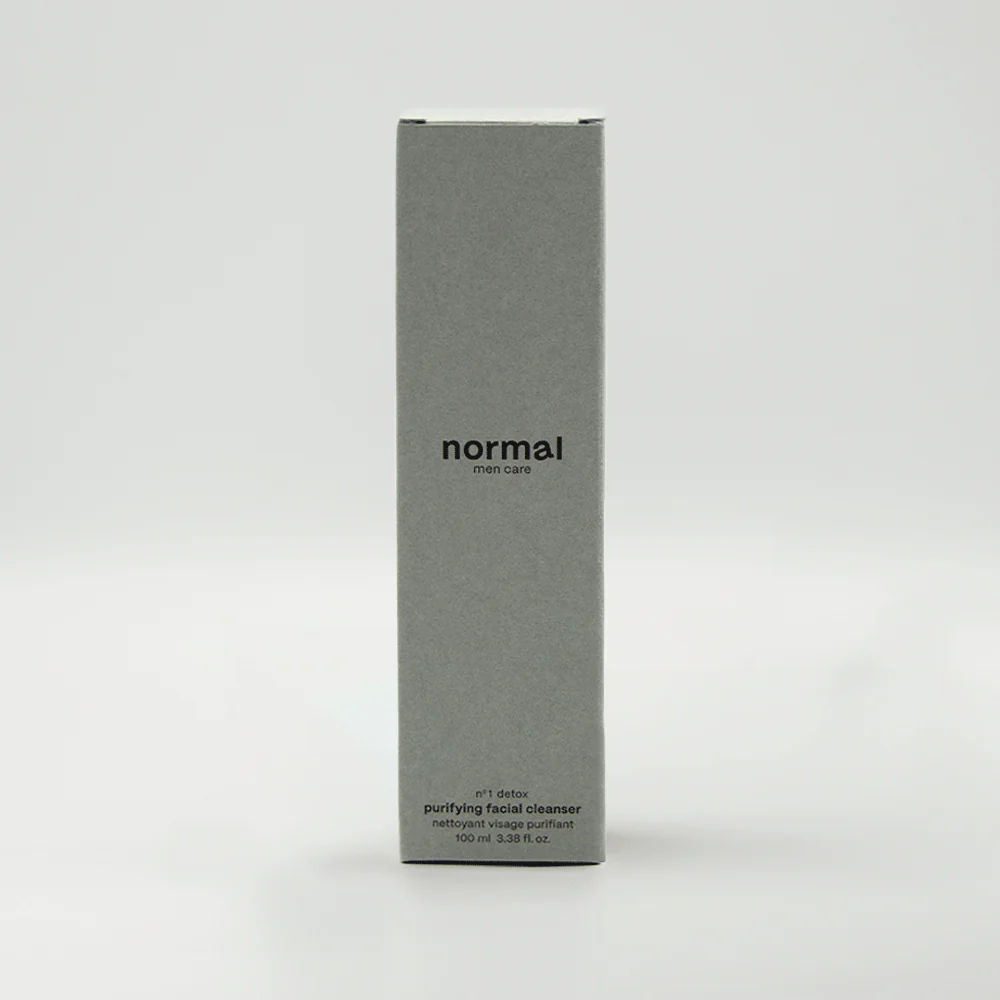 nº1 Purifying Cleanser von normal mencare in umweltfreundlicher Verpackung 