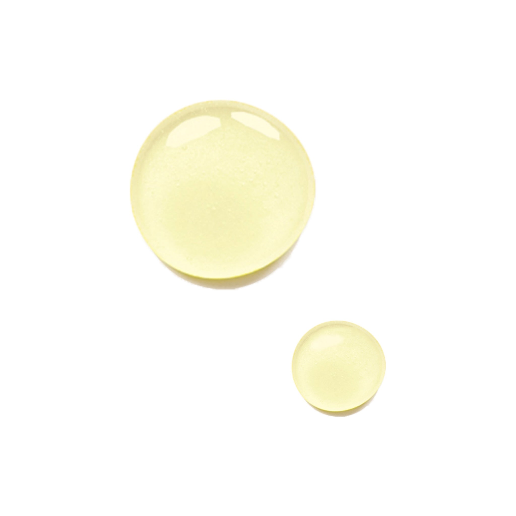 Nahaufnahme der Serumtextur des Odacité Ap+P Soothing Serum Concentrate mit Apricot und Palmarosa