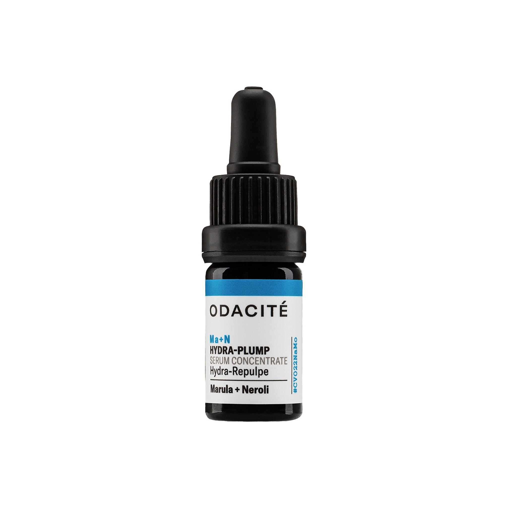 Odacité Ma+N Hydra-Plump Serum Concentrate mit Marula und Neroli auf weißem Hintergrund