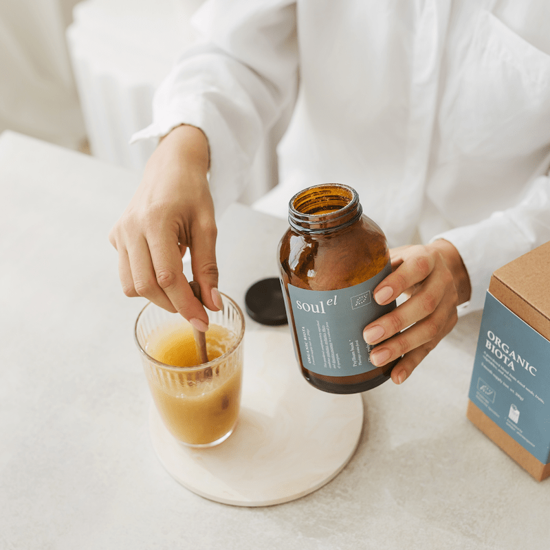 Organic BIOTA – Bio-Pflanzenpulvermischung mit Flohsamenschalen und fermentiertem Hafer
