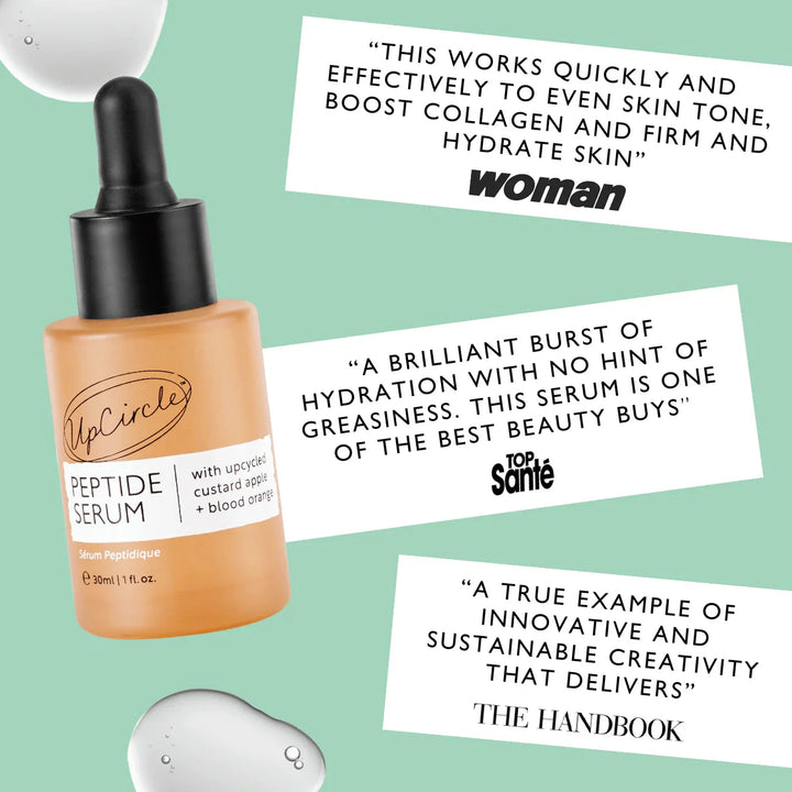 Peptide Serum with Custard Apple + Blood Orange - UpCircle Beauty Serum