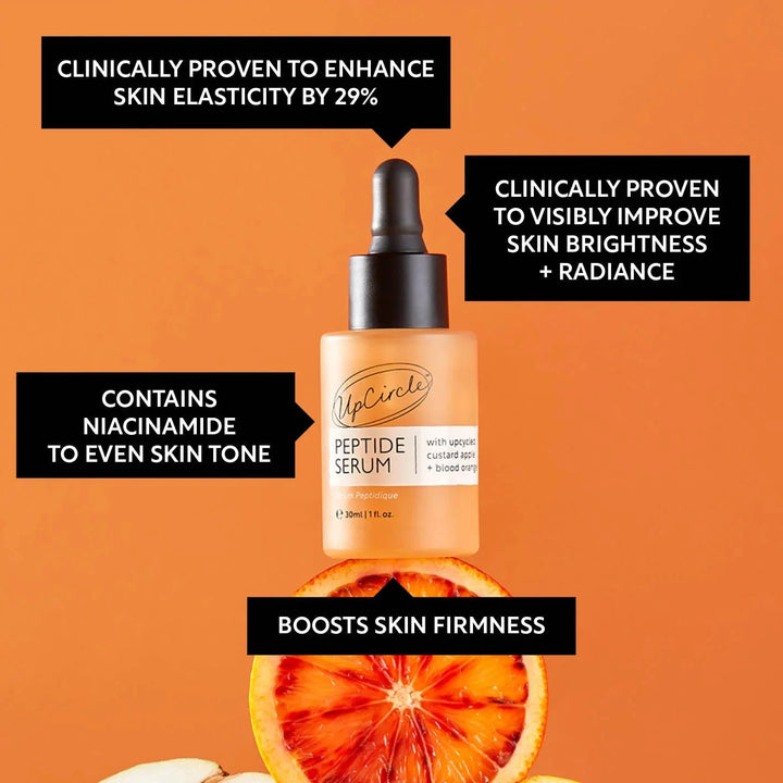 Peptide Serum with Custard Apple + Blood Orange - UpCircle Beauty Serum